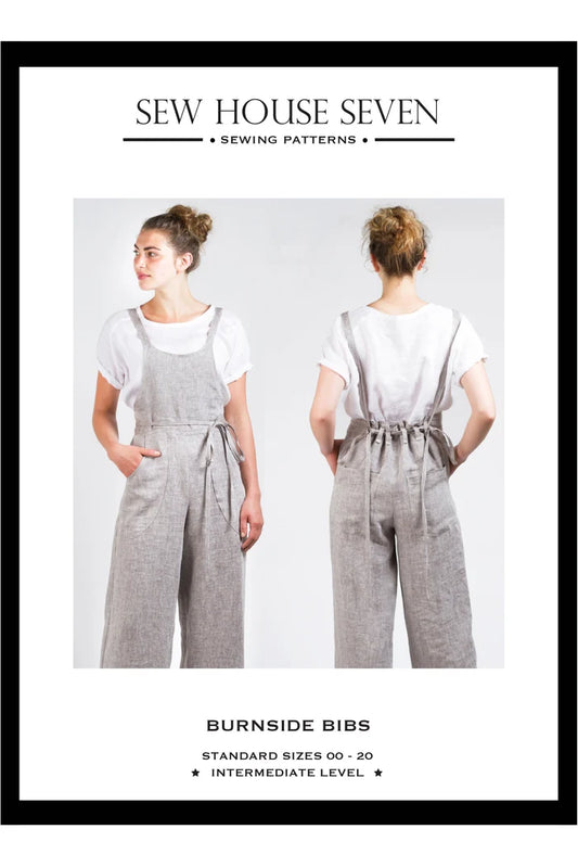 Burnside Bibs Sewing Pattern (Size 00-20) by Sew House Seven