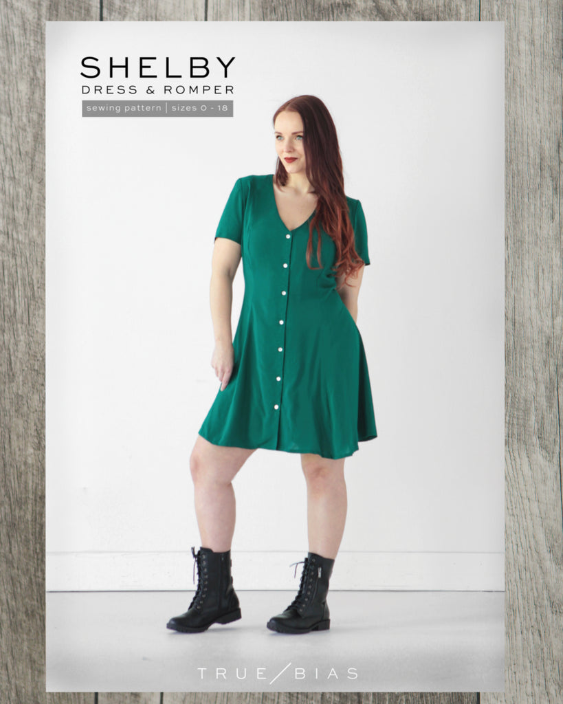 Shelby Dress & Romper (Sizes 0-18) by True Bias