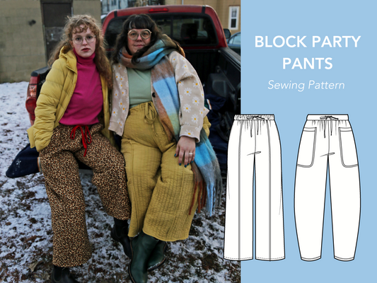 DIGITAL PATTERN - Block Party Pants Pattern