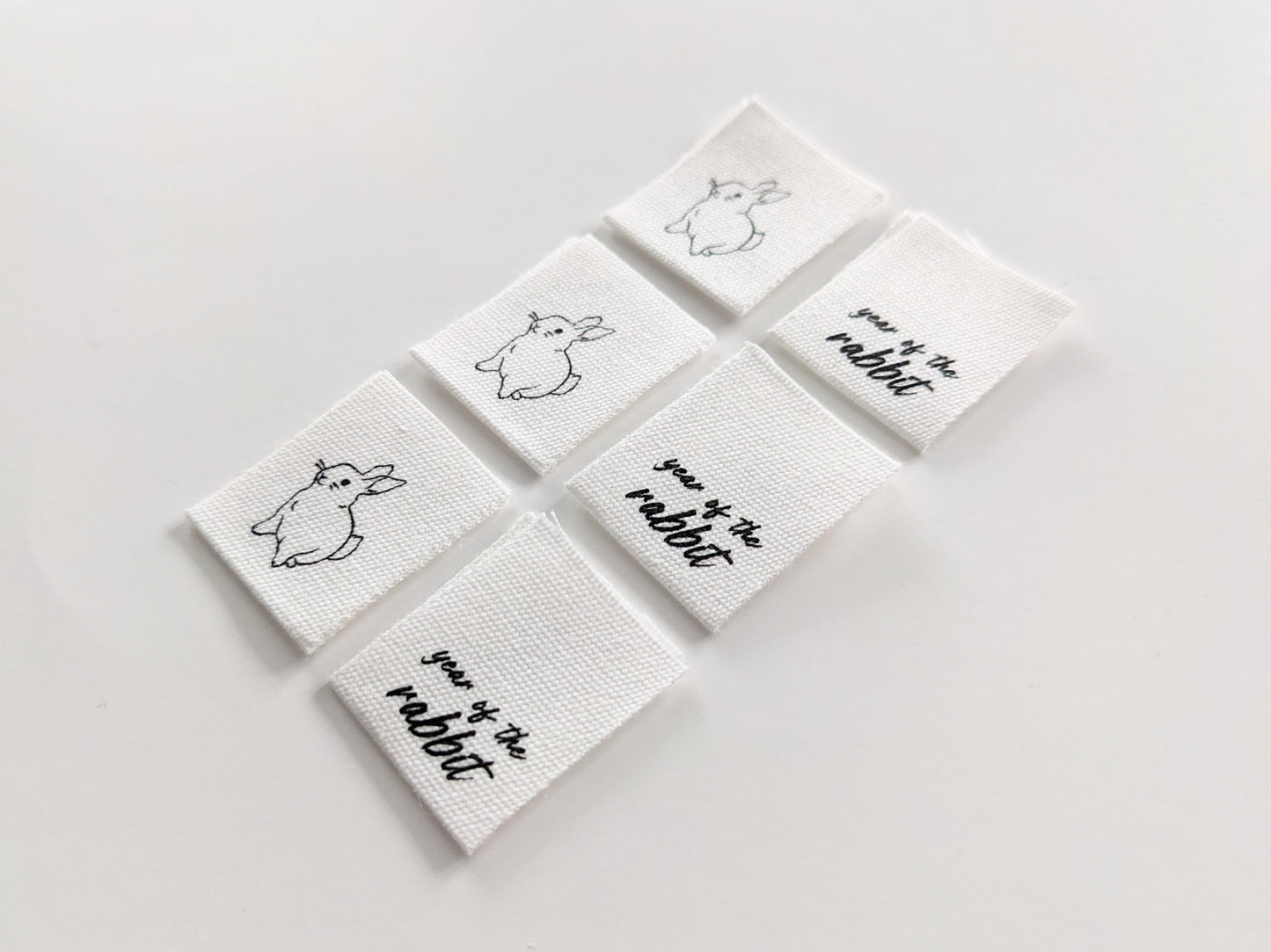 Year of the Rabbit - Cotton Labels