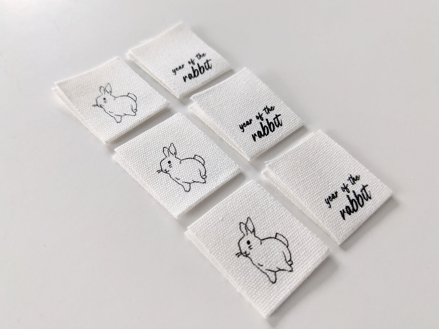 Year of the Rabbit - Cotton Labels