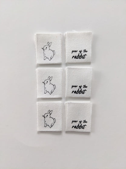 Year of the Rabbit - Cotton Labels