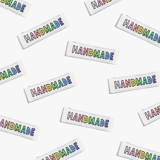 'Handmade Rainbow' Labels