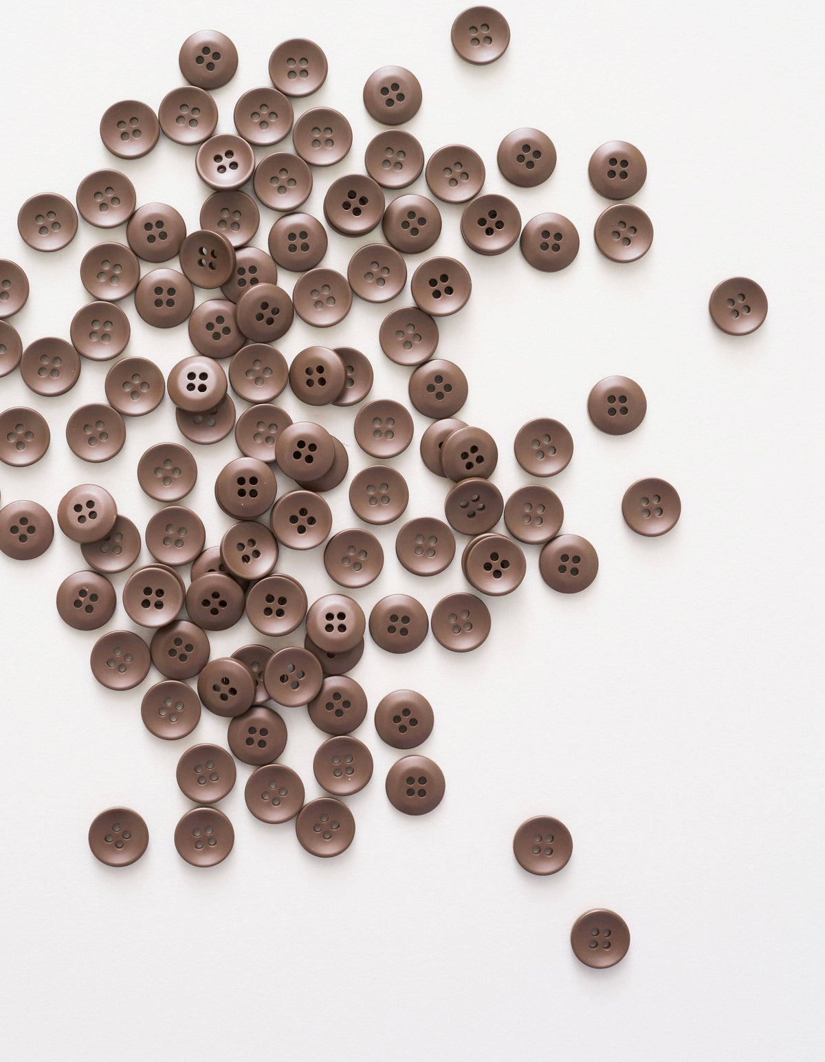 Cocoa Mini Retro Buttons: Set of 8