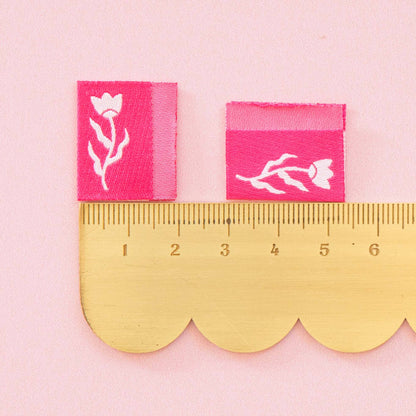 Tulip Woven Labels