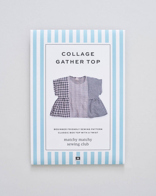 Collage Gather Top Printed Sewing Pattern