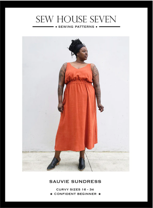 Sauvie Sundress Curvy Fit (Size 16-34) by Sew House Seven