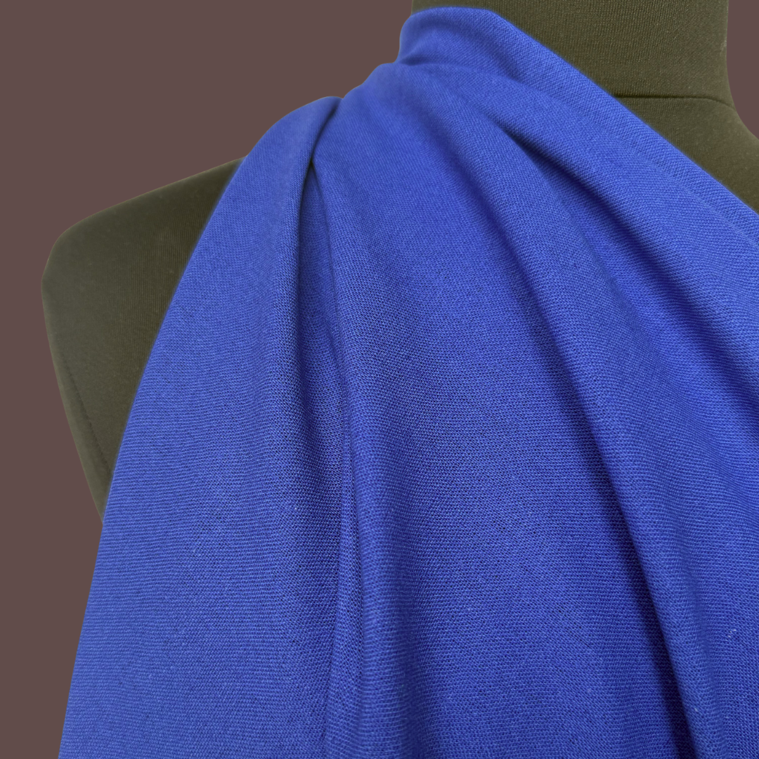 Linen Rayon in Royal - Deadstock