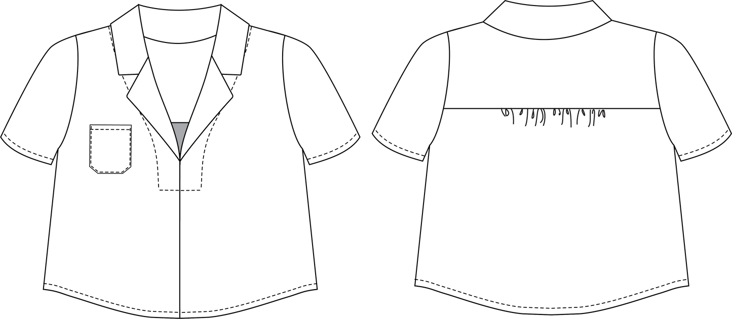 The Donny Shirt Pattern - sizes xs-7x
