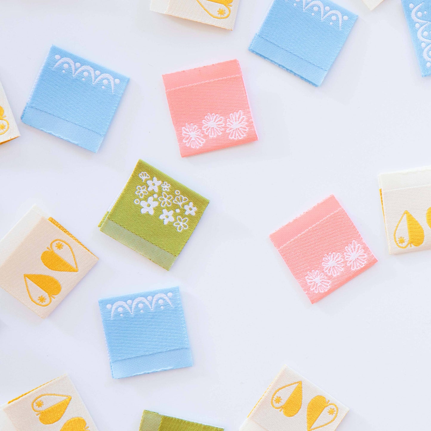 Vintage Patterns Woven Labels