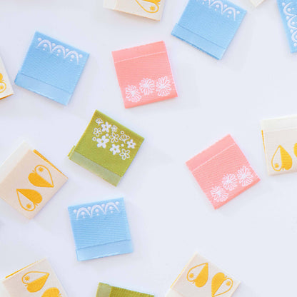 Vintage Patterns Woven Labels