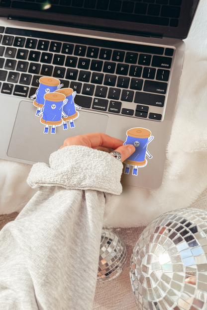 Embroidery Thread Friend Sticker
