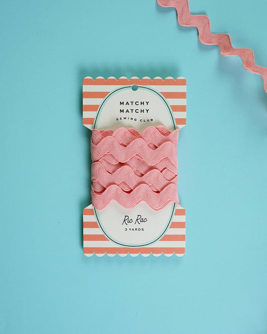 Pink Taffy Big Ric Rac - 3 yards