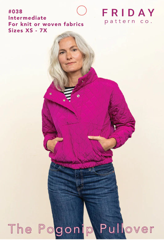Pogonip Pullover (XS-7X) by Friday Pattern Co.