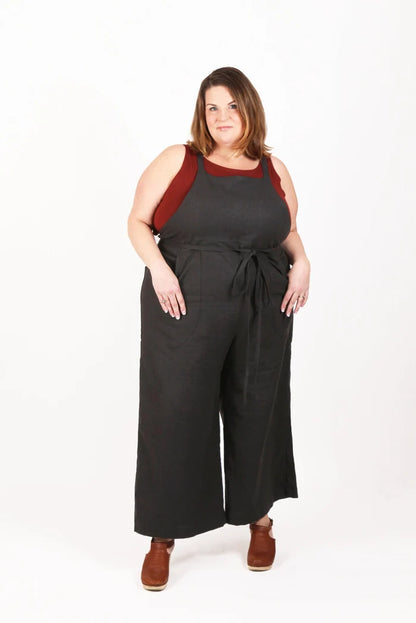 Burnside Bibs Sewing Pattern (Curvy Sizes 18-34) by Sew House Seven