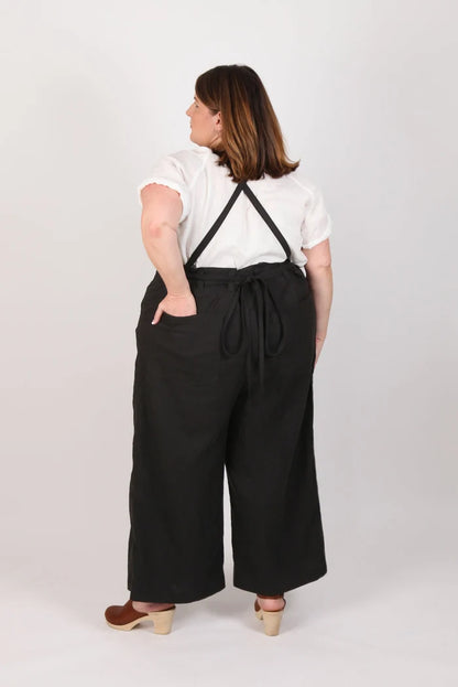 Burnside Bibs Sewing Pattern (Curvy Sizes 18-34) by Sew House Seven