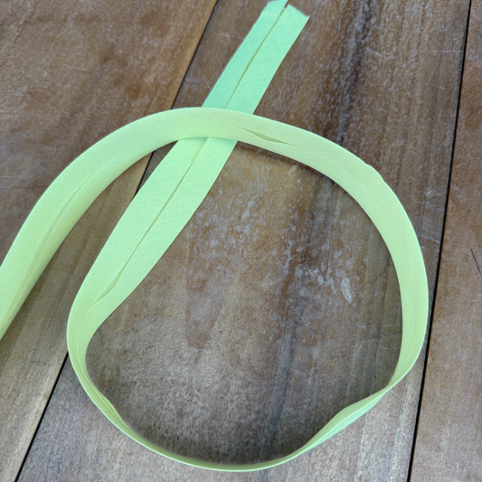 Bias Binding in Honeydew - 1" Single Fold - Sold by the Yard