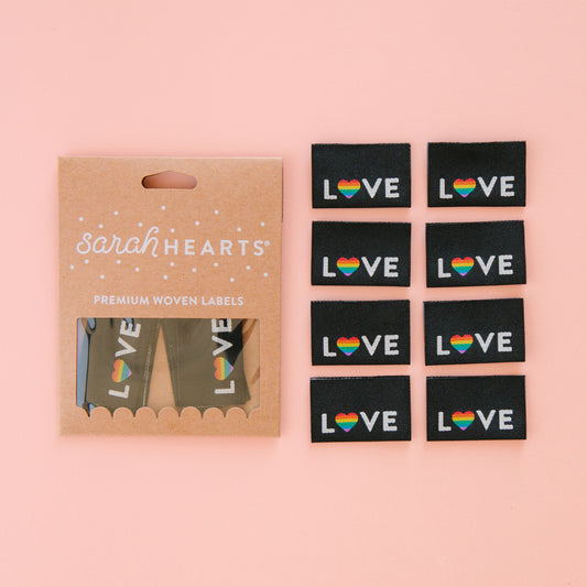 Love is Love Woven Labels