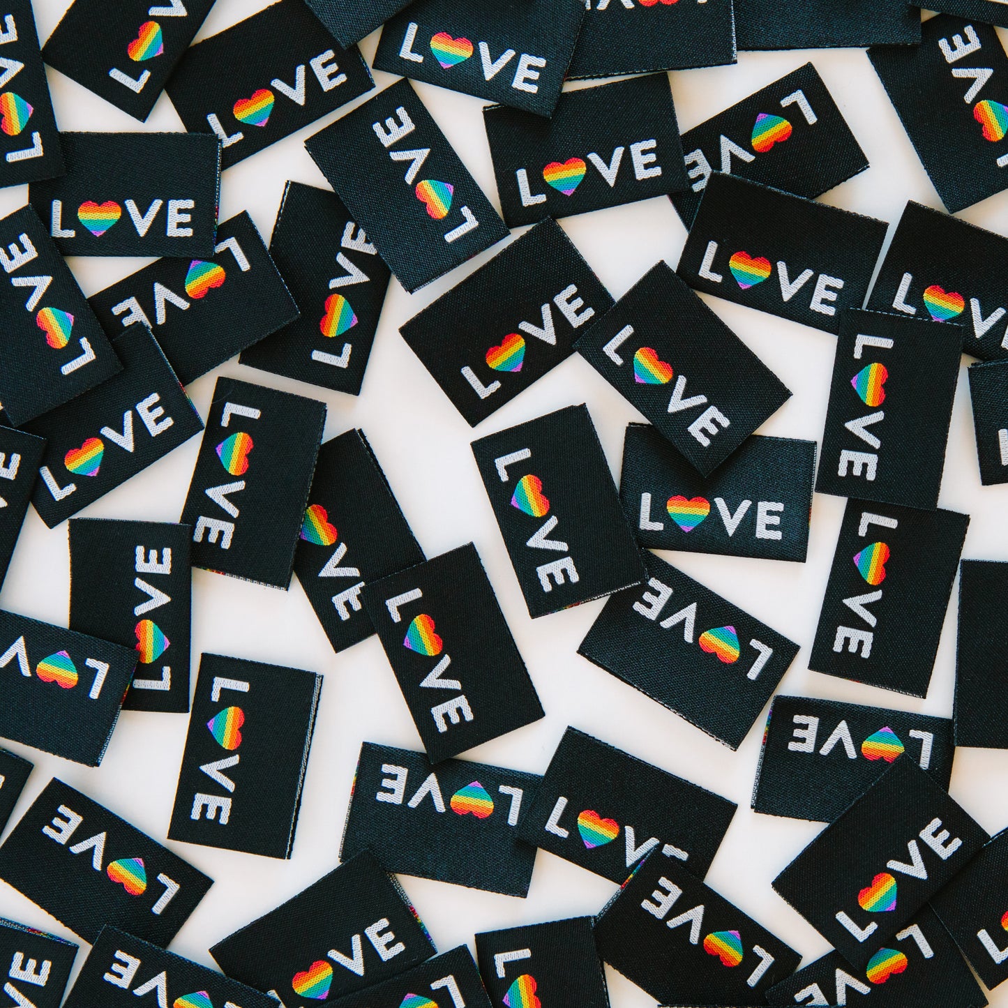 Love is Love Woven Labels