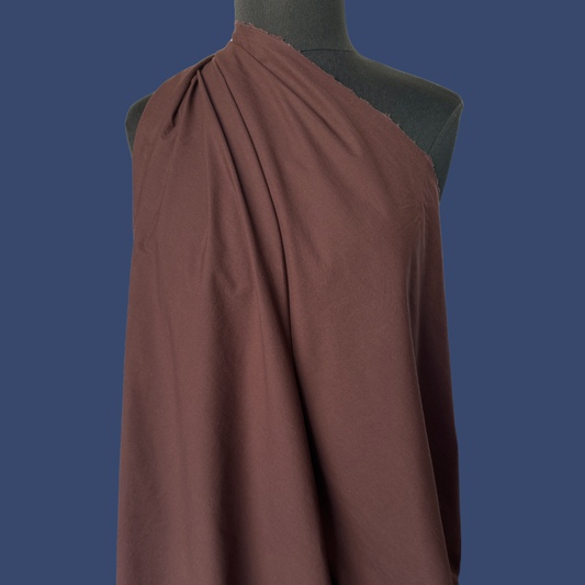 Sandwashed Cotton Poplin - Walnut