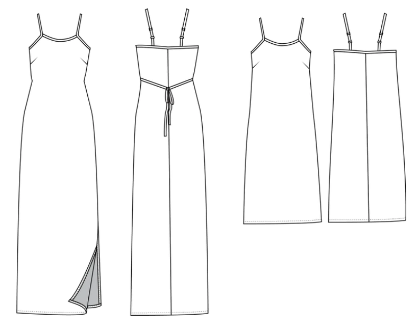Saltwater Slip Dress (XS-7X) by Friday Pattern Co.