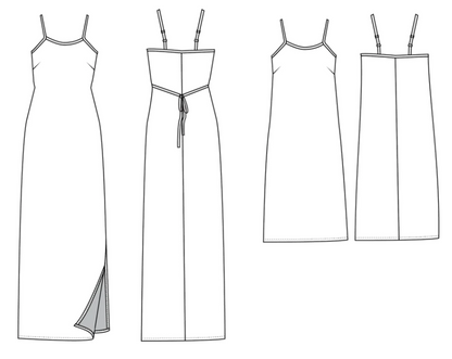 Saltwater Slip Dress (XS-7X) by Friday Pattern Co.