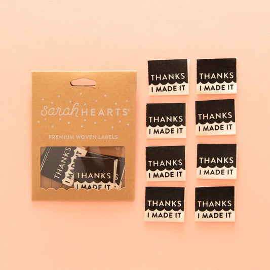 "Thanks I Made It" Organic Cotton Labels