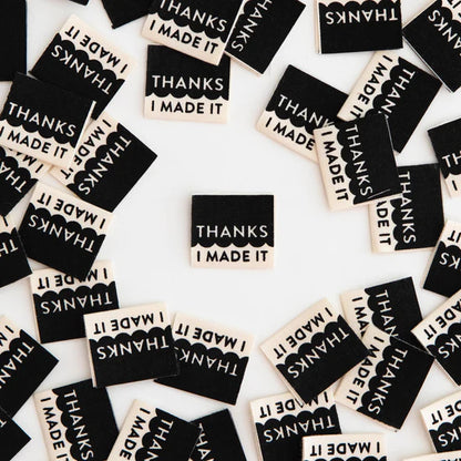 "Thanks I Made It" Organic Cotton Labels