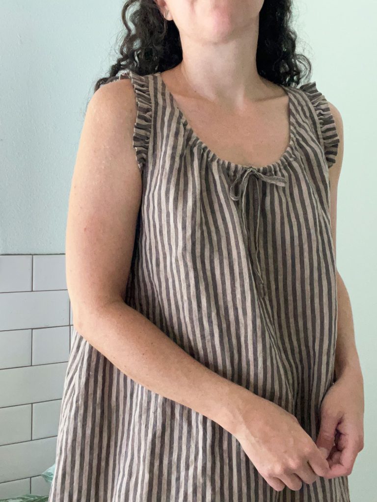 Striped Linen - Cardamom